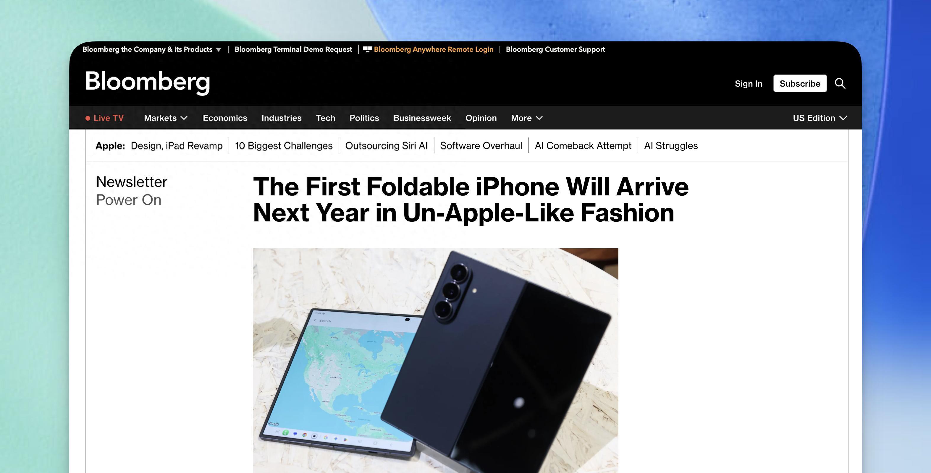消息称iOS27研发即将启动，苹果将优先为折叠屏iPhone设计功能