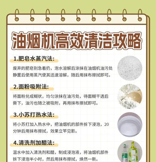 美容院油烟机清洗方法大揭秘（告别油腻厨房）
