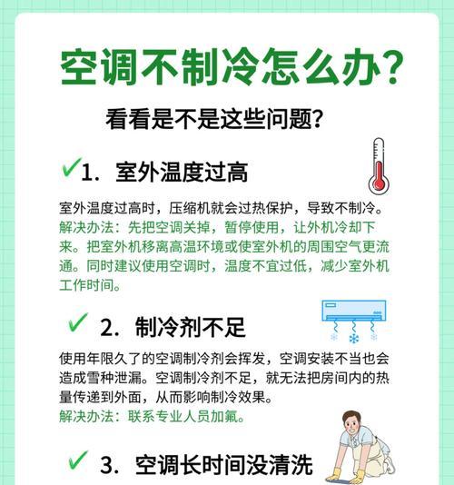 空调正常运转但不制冷的原因解析（为什么空调无法正常制冷）
