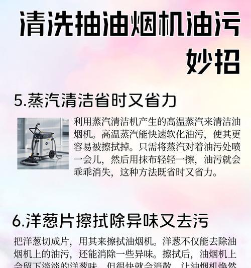 如何使用小苏达清洗油烟机，让你的厨房更清洁（使用小苏达清洗油烟机）
